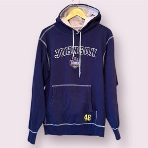 CHASE AUTHENTICS Vintage Y2K Lowe's Racing Jimmie Johnson #48 NASCAR Hoodie